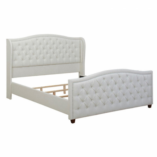 кровать marcella 90х200 белый велюр в Курске