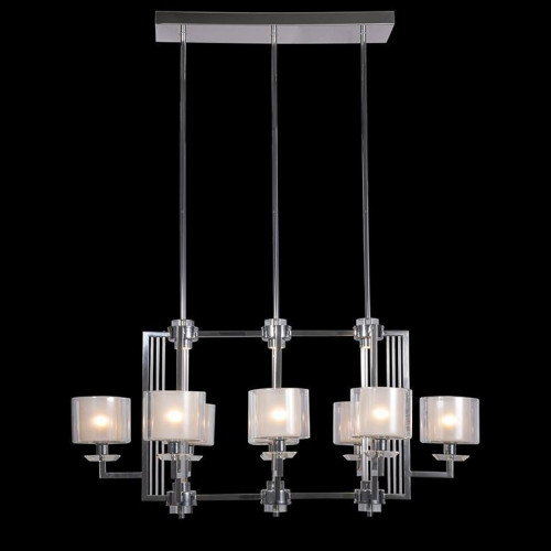 подвесная люстра newport 4408/s chrome в Курске