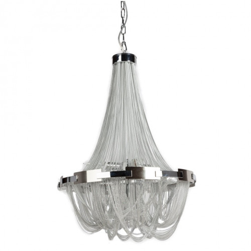 люстра firenzo серебро, прозрачная в Курске