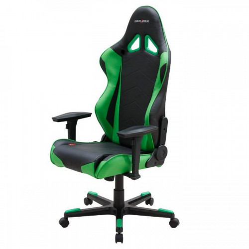 кресло геймерское dxracer racing черно-зеленое в Курске