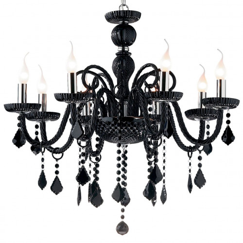 подвесная люстра ideal lux giudecca sp8 nero в Курске